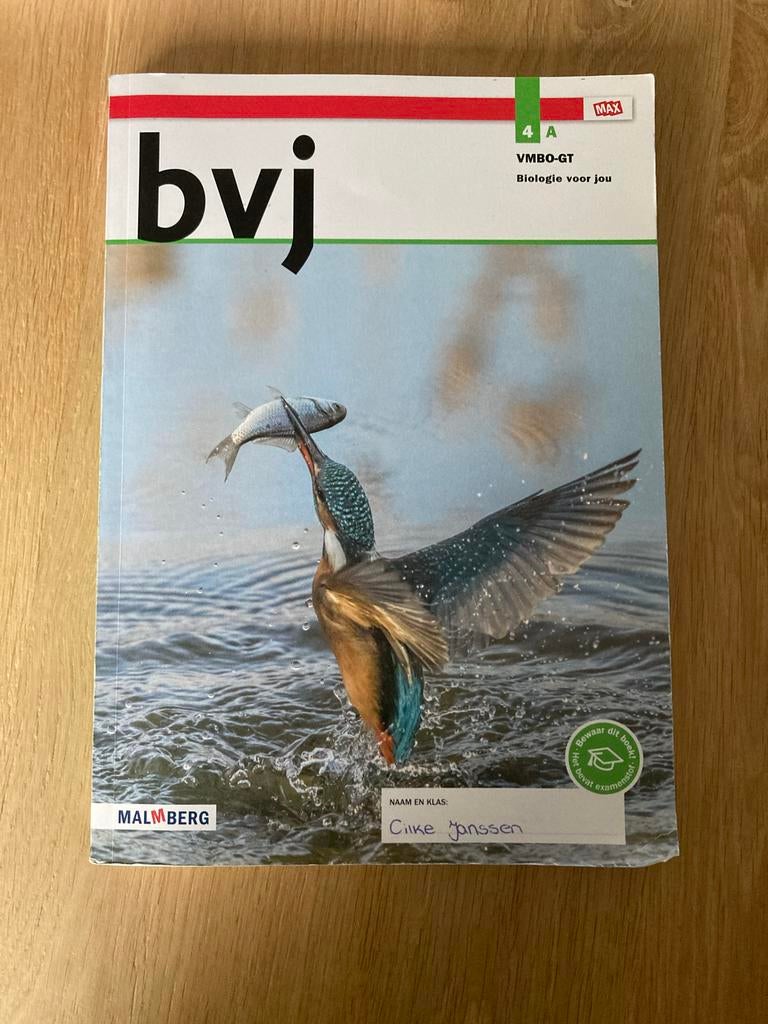bvj Biologie voor jou VMBO-GT 4 A Malmberg, Ophalen of Verzenden, Gelezen, VMBO, Biologie