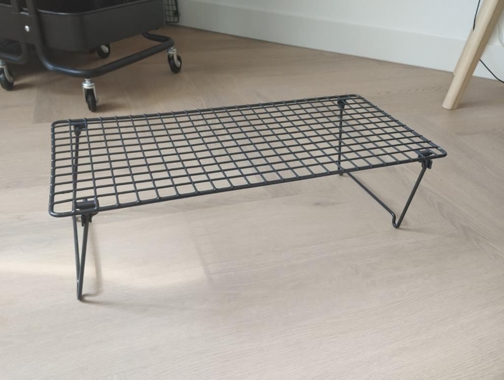 4x IKEA GREJIG schoenenrek - Zwart, opvouwbaar, Ophalen
