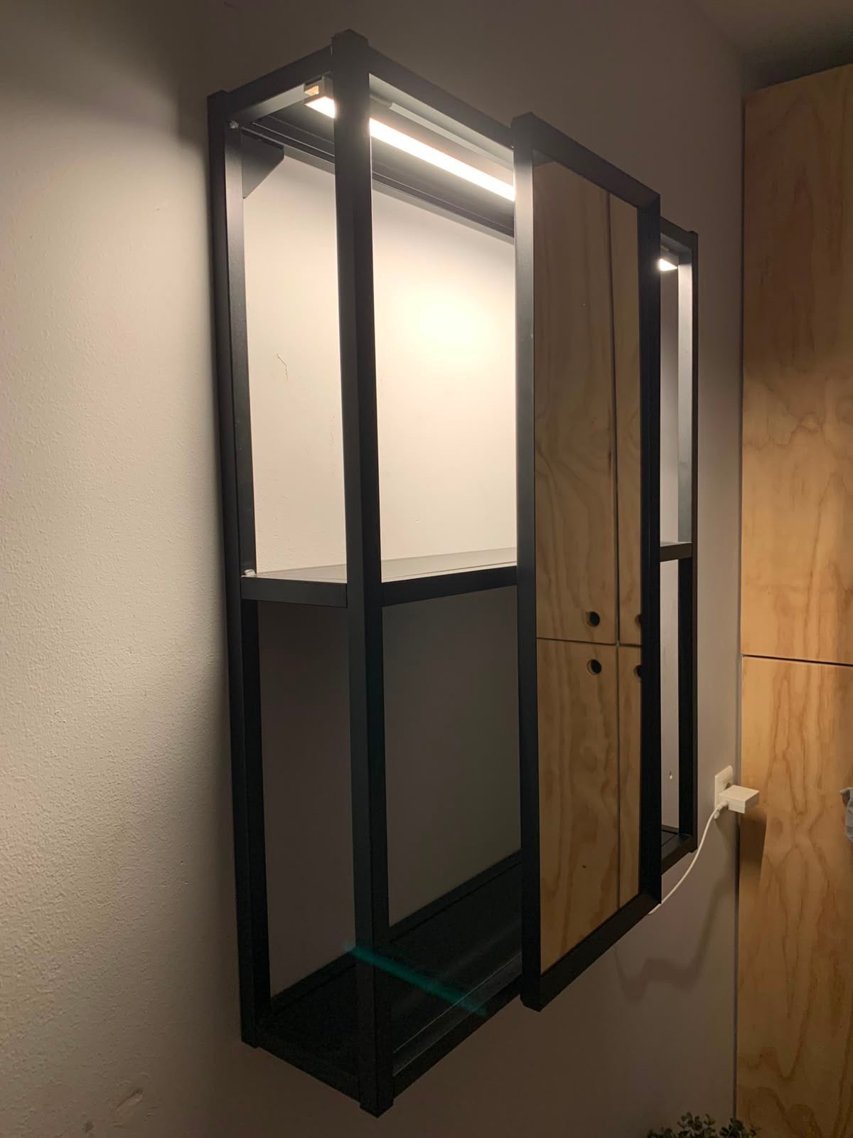 Ikea ENHET schuivende spiegelkast, Ophalen, Zo goed als nieuw