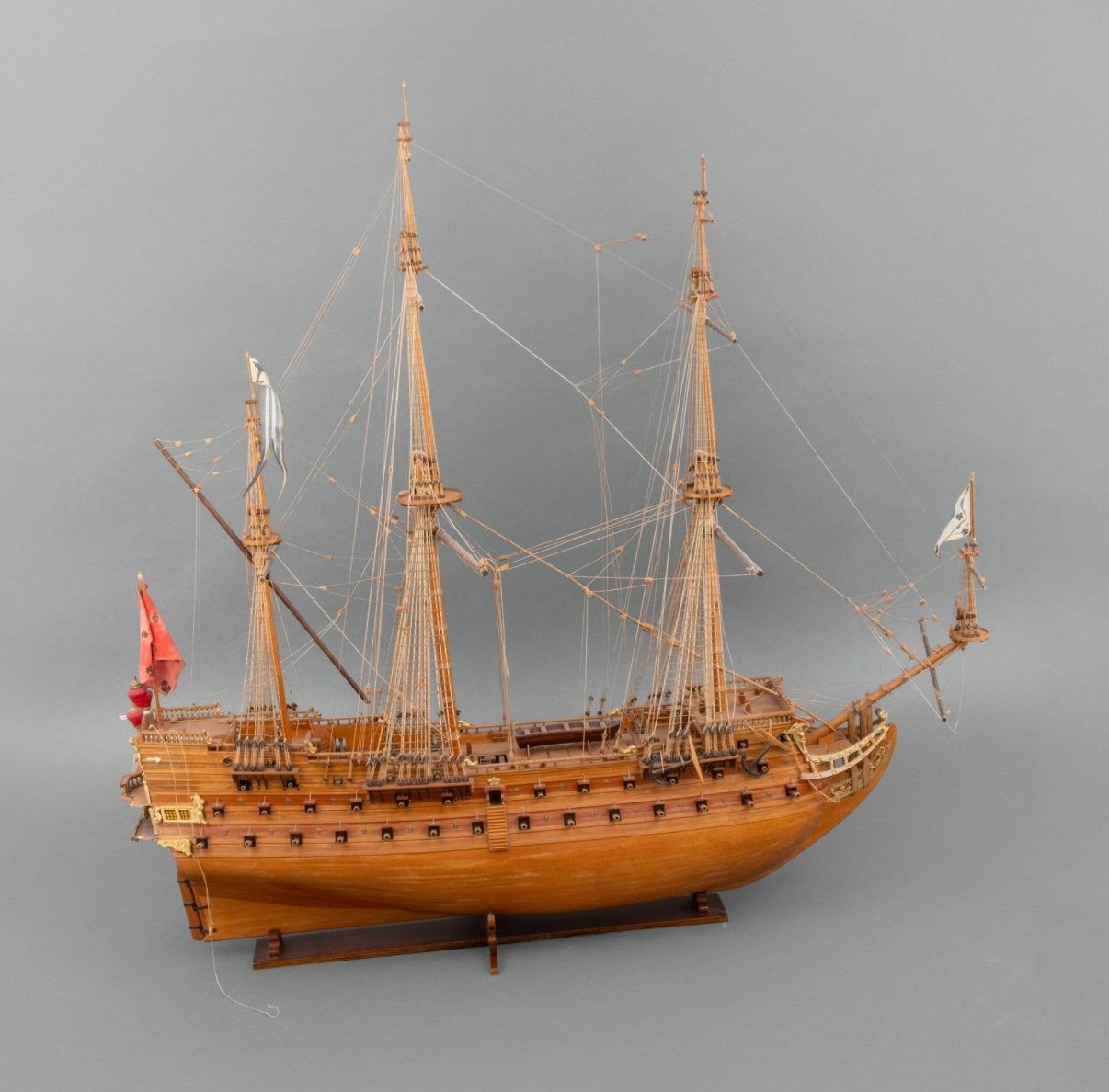 Scheepsmodel: 'Le Mirage', van een 17e-eeuws oorlogsschip, Ophalen of Verzenden, Zo goed als nieuw