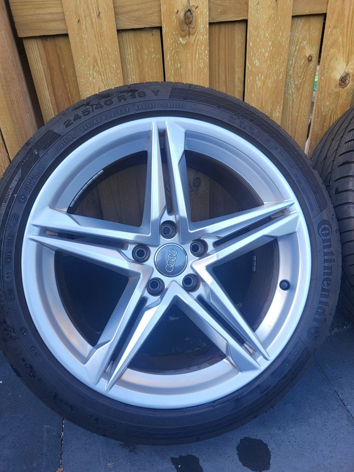Originele audi a5 s-line 18 inch velgen!, Auto-onderdelen, Banden en Velgen, Ophalen, 18 inch, 245 mm, Zomerbanden