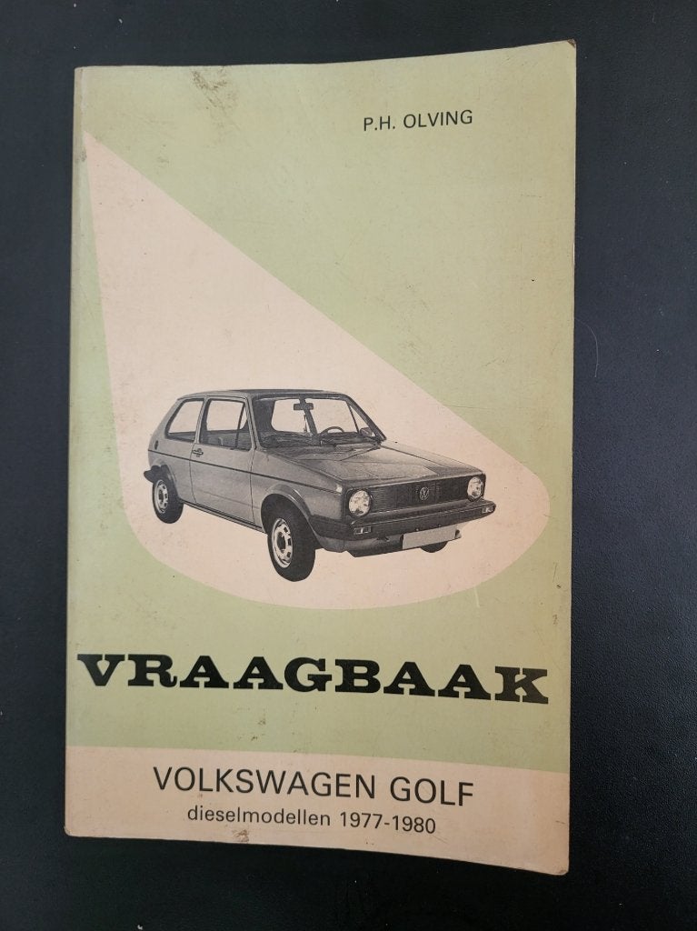 Vraagbaak Volkswagen Golf dieselmodellen 1977-1980, Ophalen of Verzenden