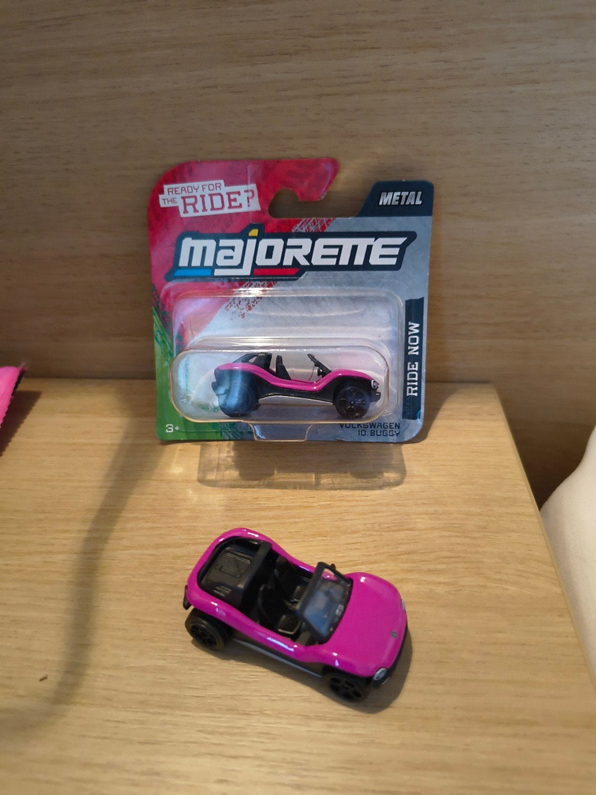 Majorette Volkswagen ID Buggy - Roze Speelgoedauto, Ophalen of Verzenden, Nieuw