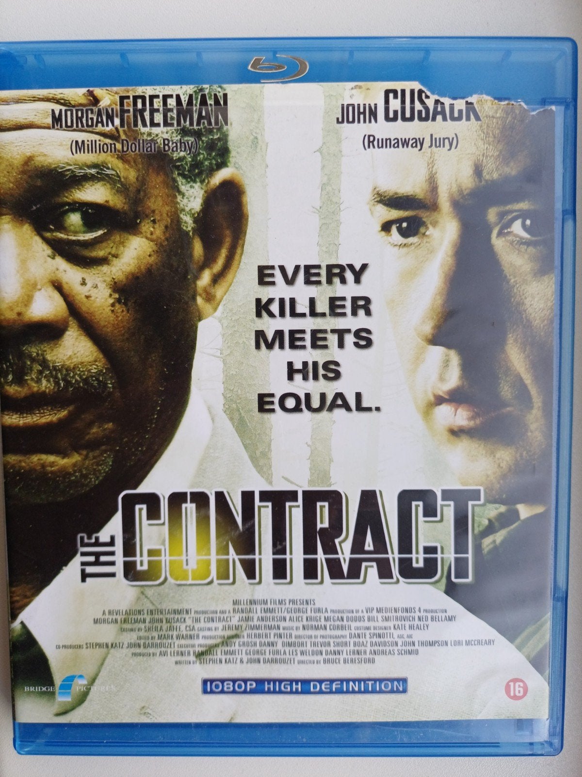 The Contract - Blu-ray (Morgan Freeman, John Cusack), Vanaf 16 jaar, Film, Actie, Ophalen of Verzenden