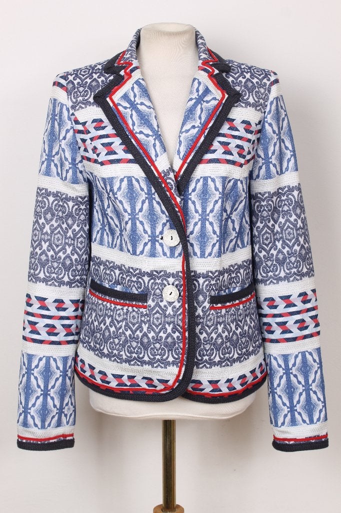 Zomer! Blazer van MAIDEN LANE maat 40, Kleding | Dames, Maat 38/40 (M), Meerkleurig, Ophalen of Verzenden, Zo goed als nieuw
