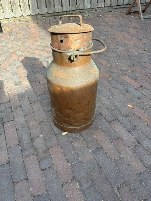 Koperen melkbus, Antiek en Kunst, Ophalen of Verzenden, Koper