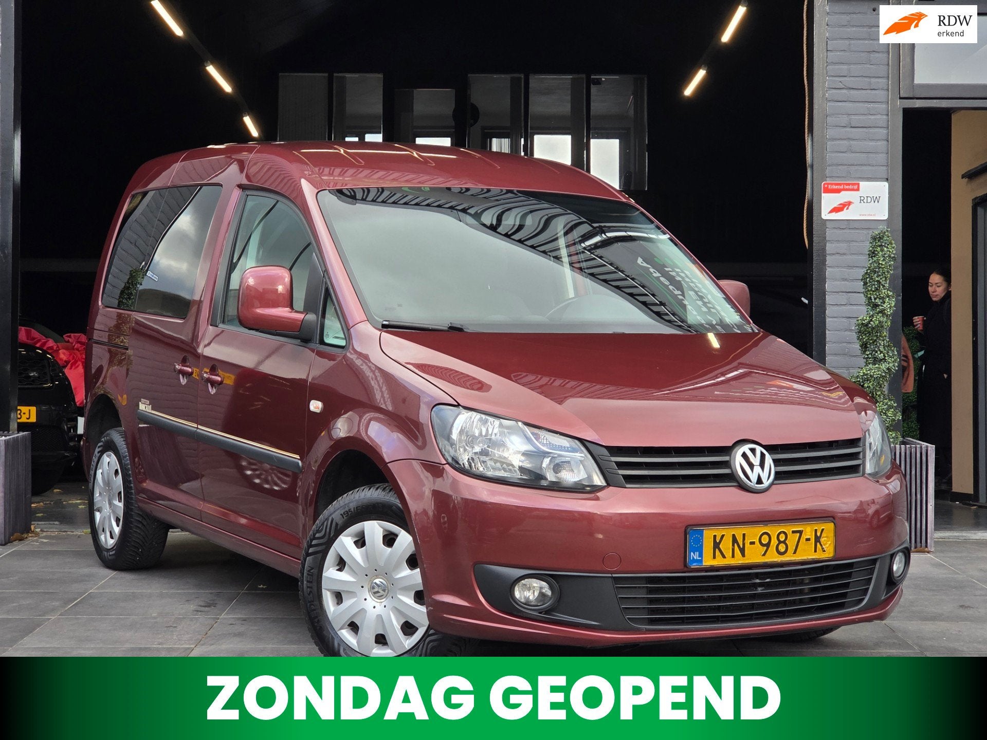 Volkswagen Caddy Combi 1.2 TSI l 7 Pers|2x schuif|Trekhaak, Auto's, Voorwielaandrijving, Euro 5, Gebruikt, Huisgarantie