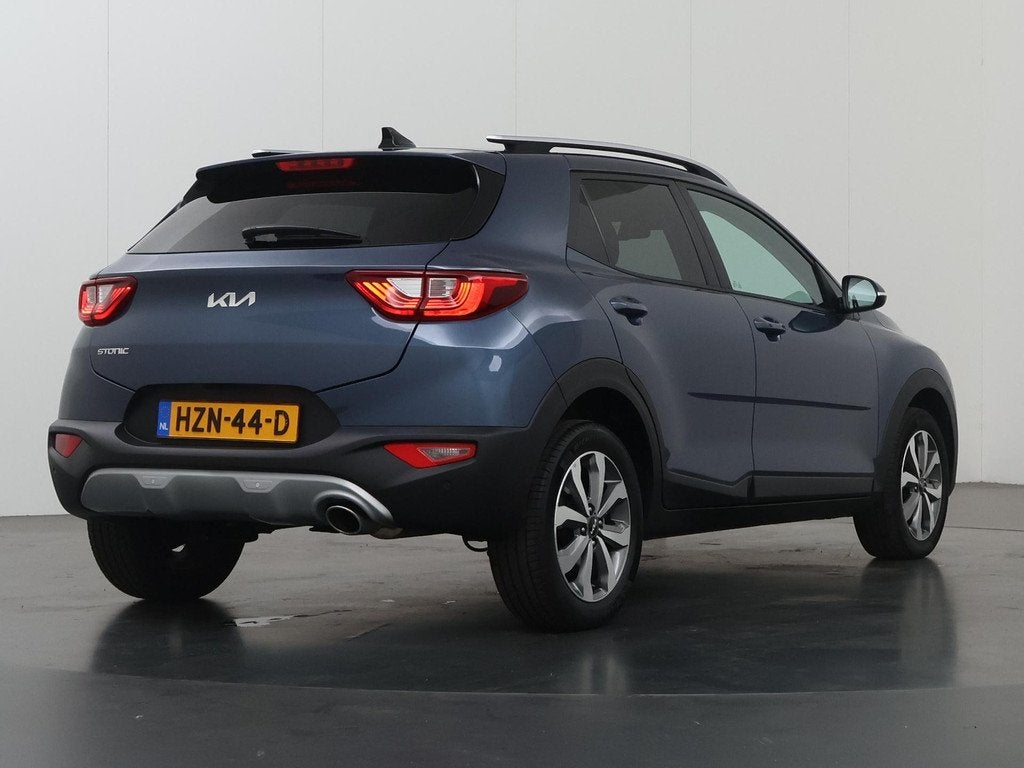 Kia Stonic 1.0 T-GDi MHEV DynamicPlusLine | Keyless | Naviga, Auto's, Kia, 1160 kg, Euro 6, Blauw, Automatische klimaatregeling