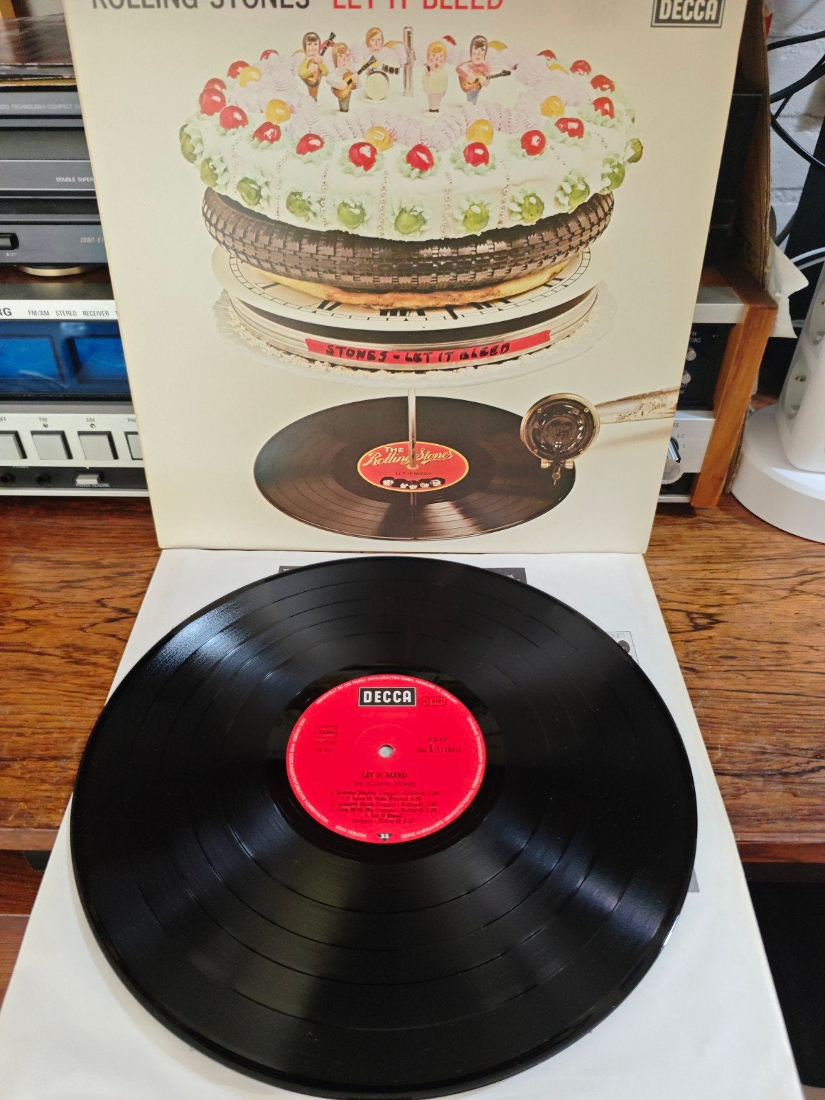 The Rolling Stones - Let It Bleed LP (Decca, 1969), Cd's en Dvd's, Vinyl | Rock, LP, Gebruikt, Originele persing, Ophalen of Verzenden