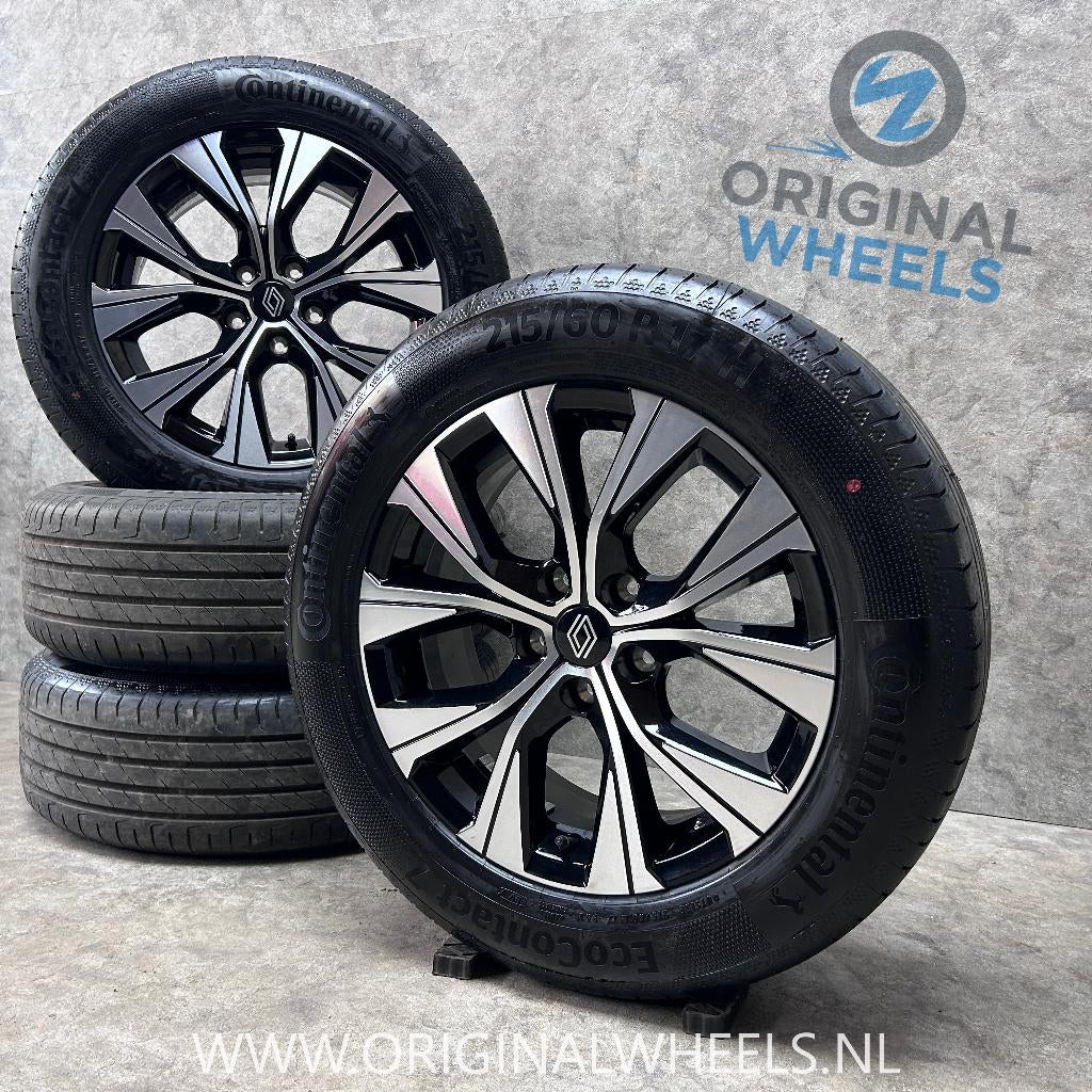 17 inch originele velgen + zomerbanden Renault Captur Arkana