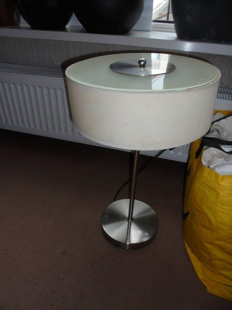 Design   Jan Des  Bouvrie   tafellamp, Gebruikt, Ophalen of Verzenden, Textiel, Met schakelaar