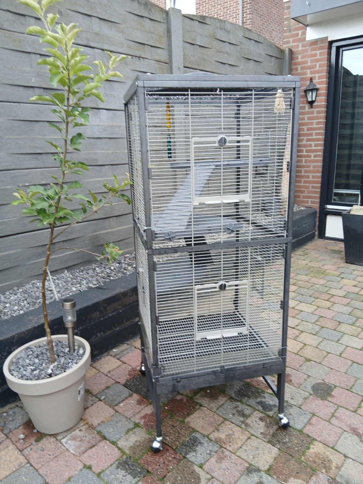 Vogel-/ knaagdierenkooi, Ophalen of Verzenden, Metaal, Vogelkooi