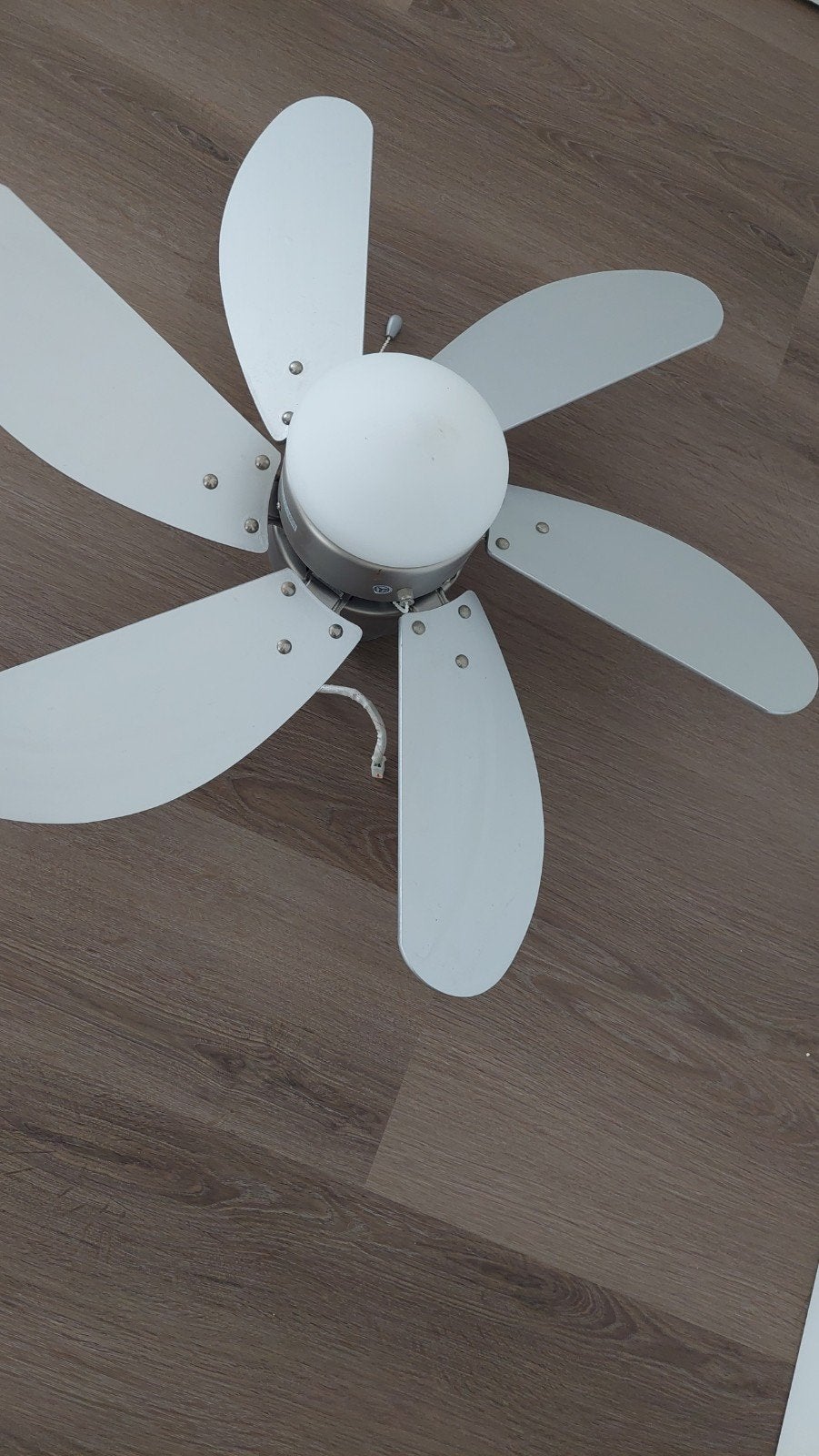 Plafondventilator met verlichting, Ophalen, Gebruikt