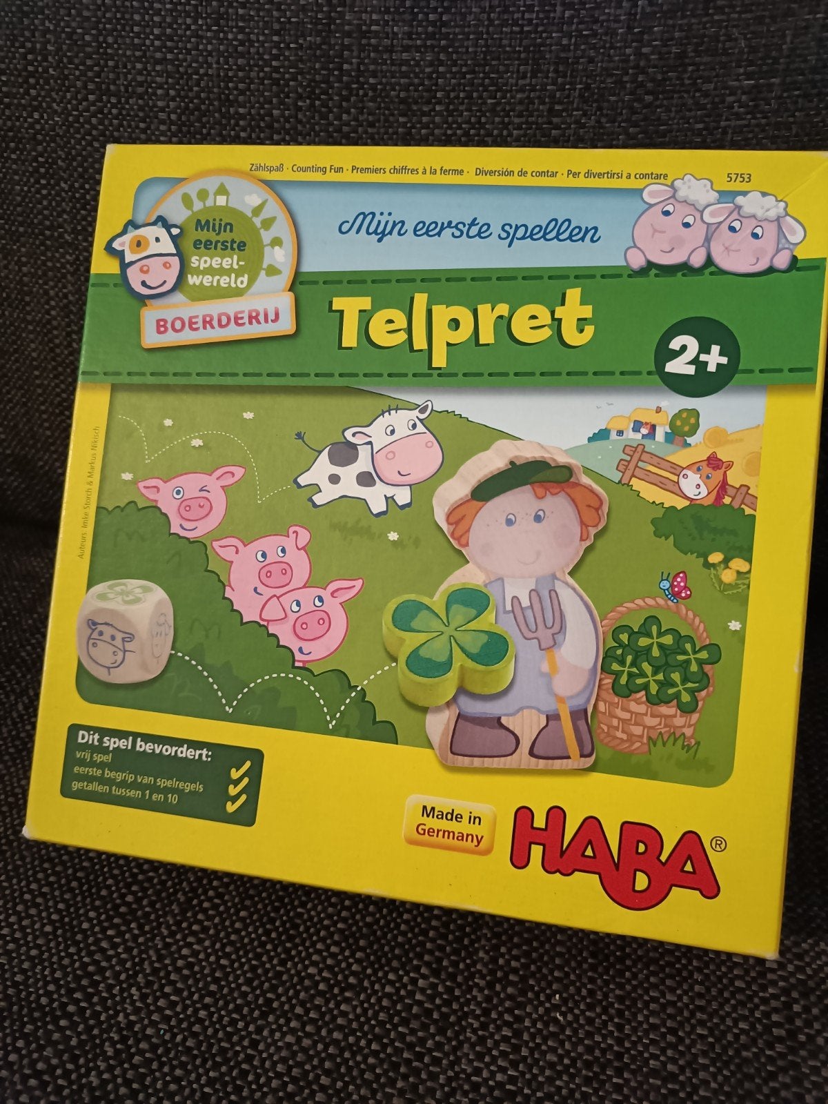 HABA Mijn Eerste Spellen: Telpret Boerderij (2+), Ophalen of Verzenden, Zo goed als nieuw