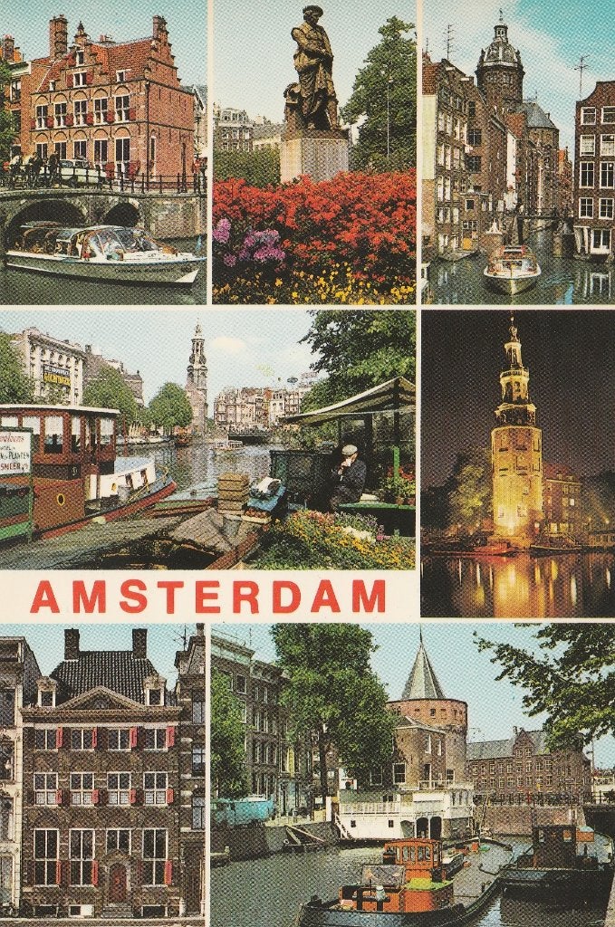 AMSTERDAM Gracht Rembrandt Singel, Verzenden, 1960 tot 1980, Ongelopen, Noord-Holland
