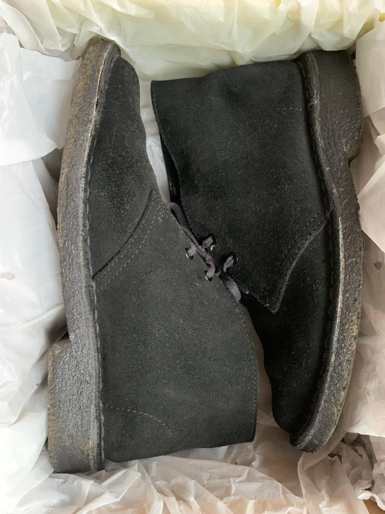 Clarks Originals Desert Boots - Zwart Suède - Maat 36, Ophalen of Verzenden, Zo goed als nieuw