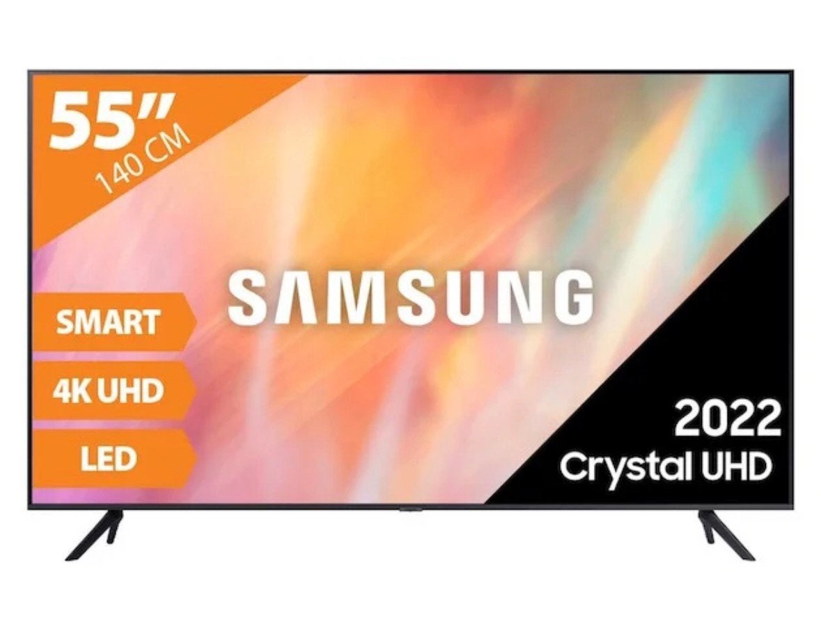Te koop, Smart 4K UltraHD 55" Samsung TV, Ophalen, Zo goed als nieuw