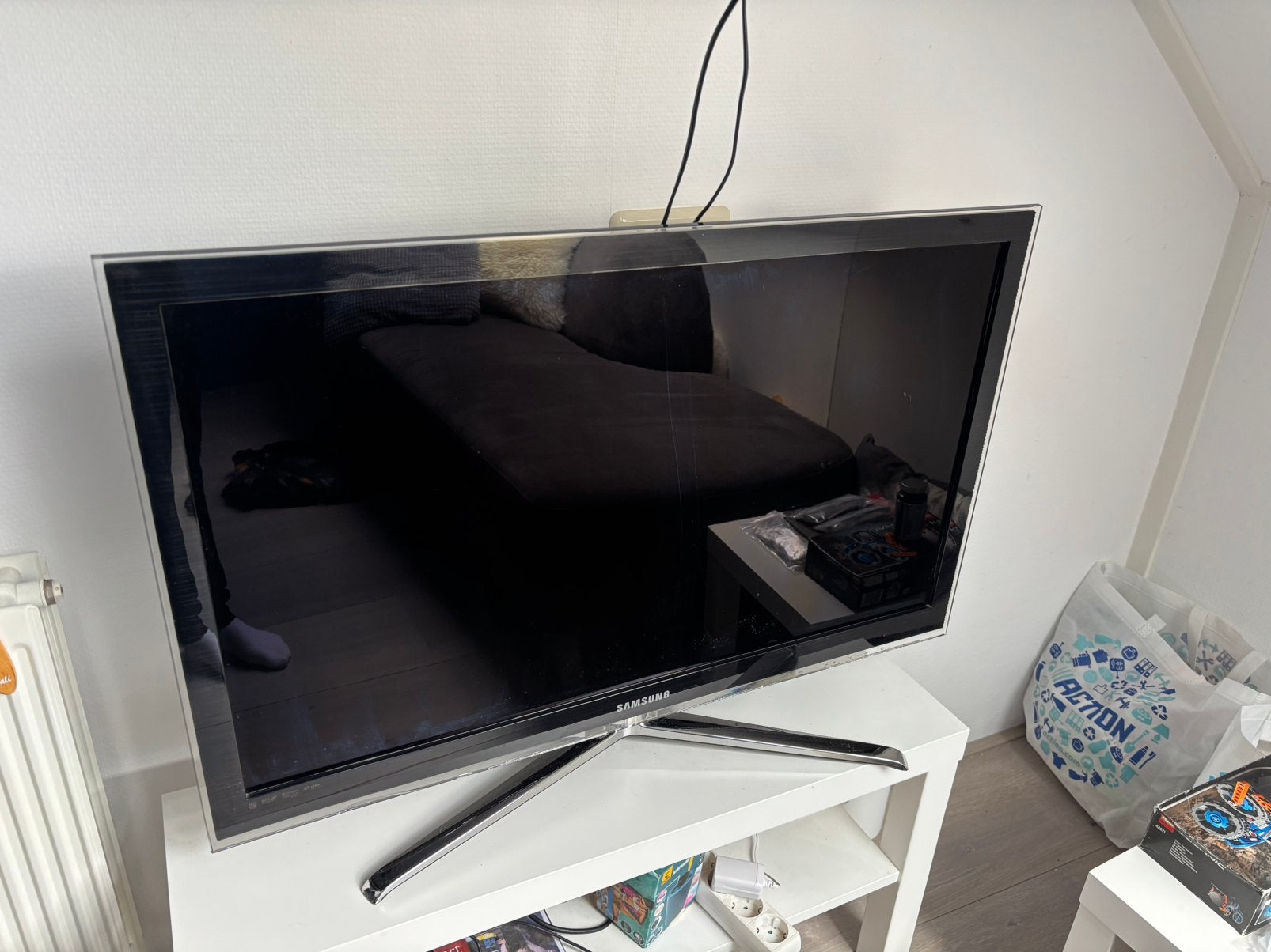 37 inch Samsung TV - Volledig werkend, lichte beschadigingen, Ophalen, Gebruikt, 80 tot 100 cm, 100 Hz