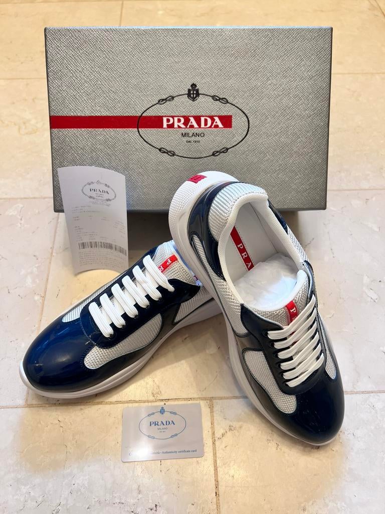 Prada cups blauw maat 43, Kleding | Dames, Schoenen, Zo goed als nieuw, Sneakers of Gympen, Blauw, Ophalen of Verzenden