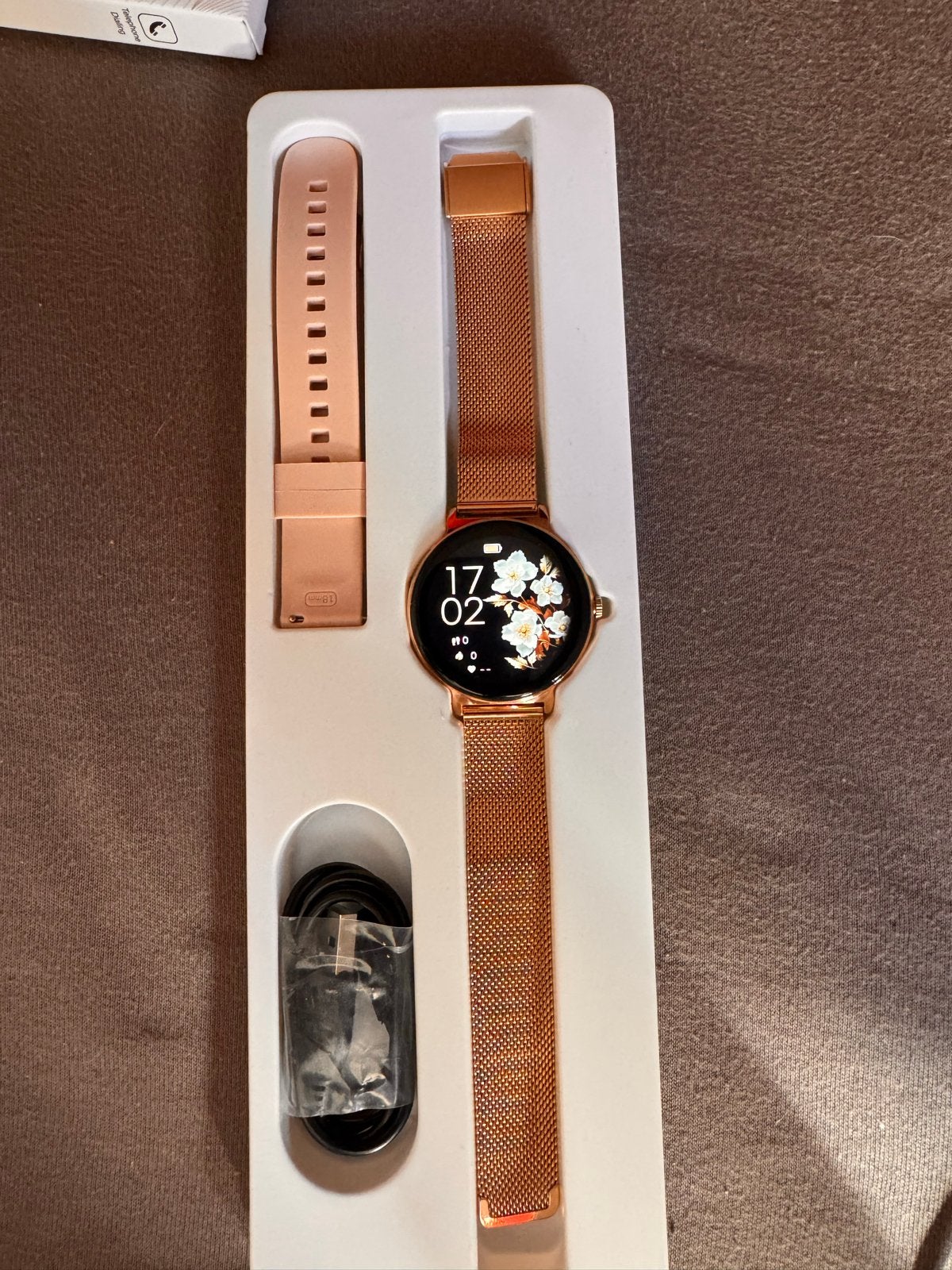 Jx523 Smartwatch - Stijlvol en Functioneel, Ophalen of Verzenden, Hartslag, Nieuw, Roze