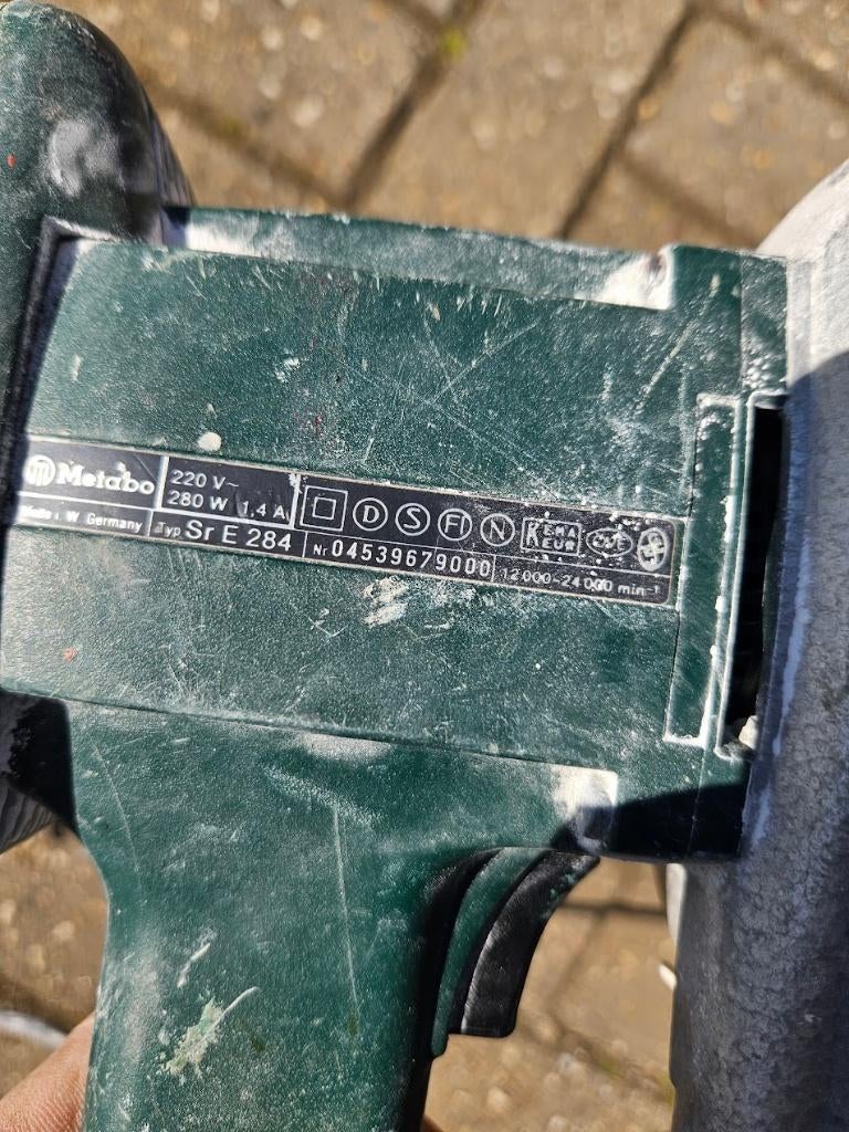 Metabo schuurmachine, Ophalen of Verzenden, Gebruikt, Minder dan 600 watt, Vlakschuurmachine