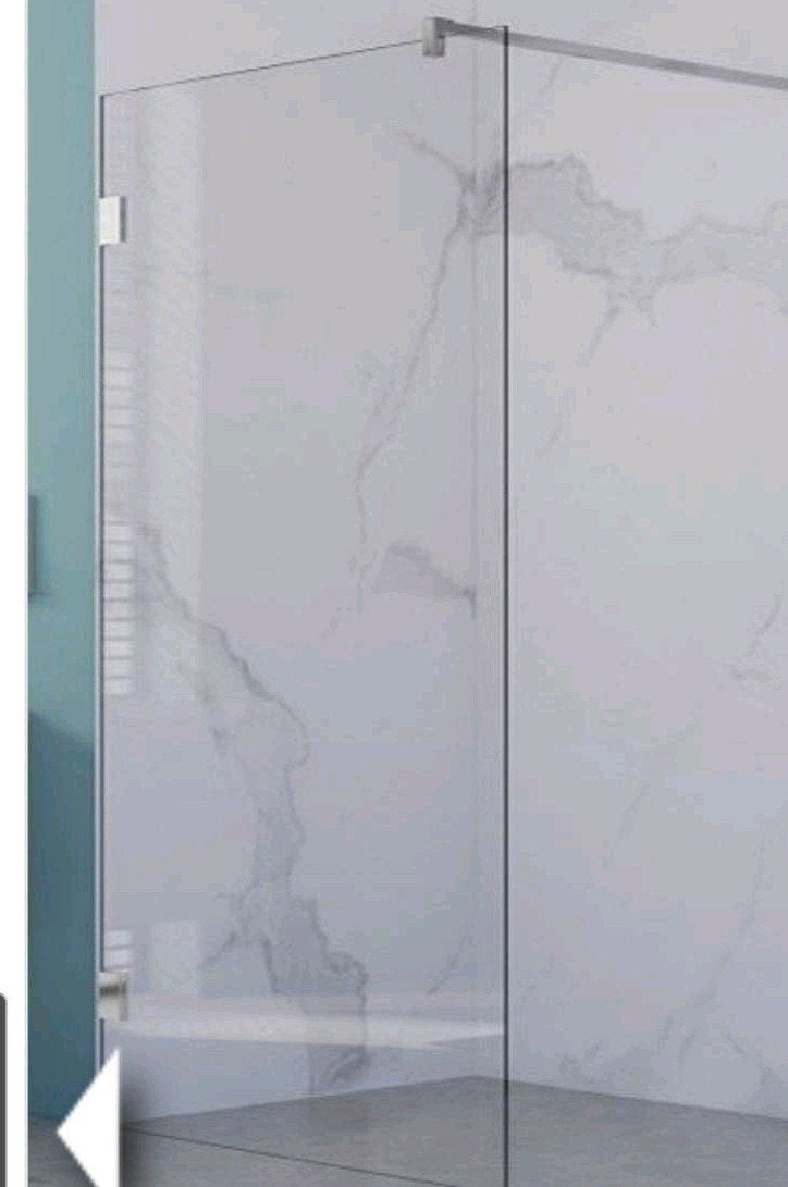 [NIEUW] Glazen inloopdouchewand 110x200 cm, Ophalen, 80 tot 120 cm, Nieuw, 160 cm of meer