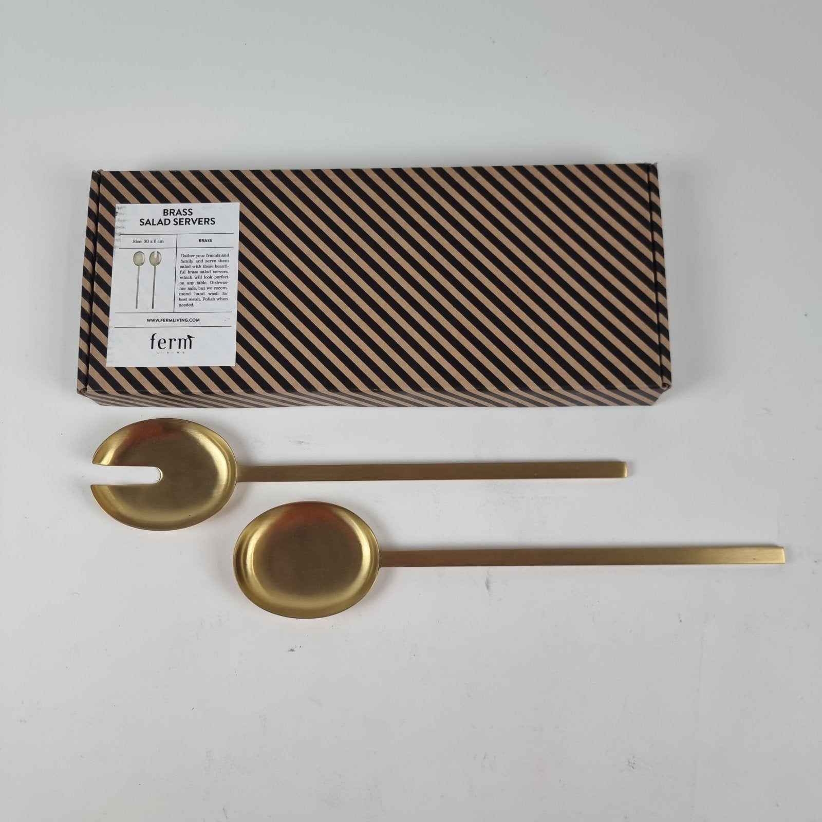 Ferm Living Brass Salade bestek, Ophalen, Overige materialen, Los bestek, Nieuw