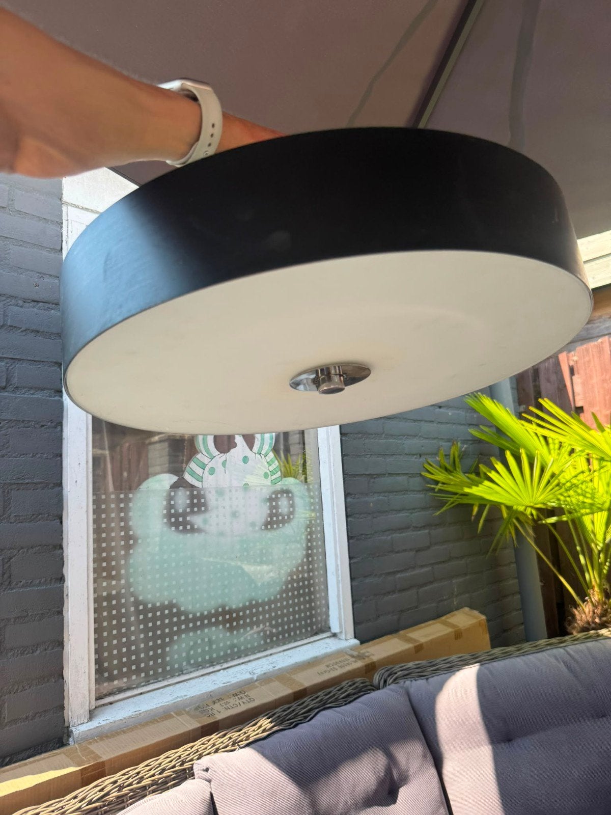 Philips Hue Enrave hanglamp zwart - Zo goed als nieuw, Ophalen, Overige fittingen, Zo goed als nieuw, Modern
