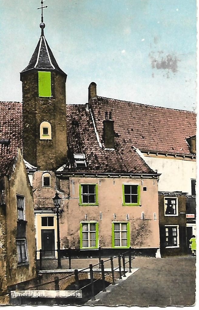 Amersfoort- -Bij het sluisje., Verzenden, 1940 tot 1960, Gelopen, Utrecht