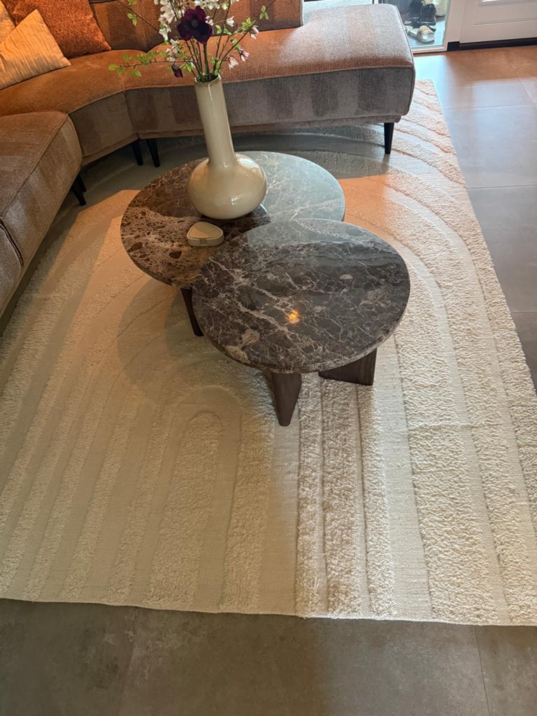 Vloerkleed beige By-Boo, Ophalen, 200 cm of meer, Zo goed als nieuw, 75 cm of meer