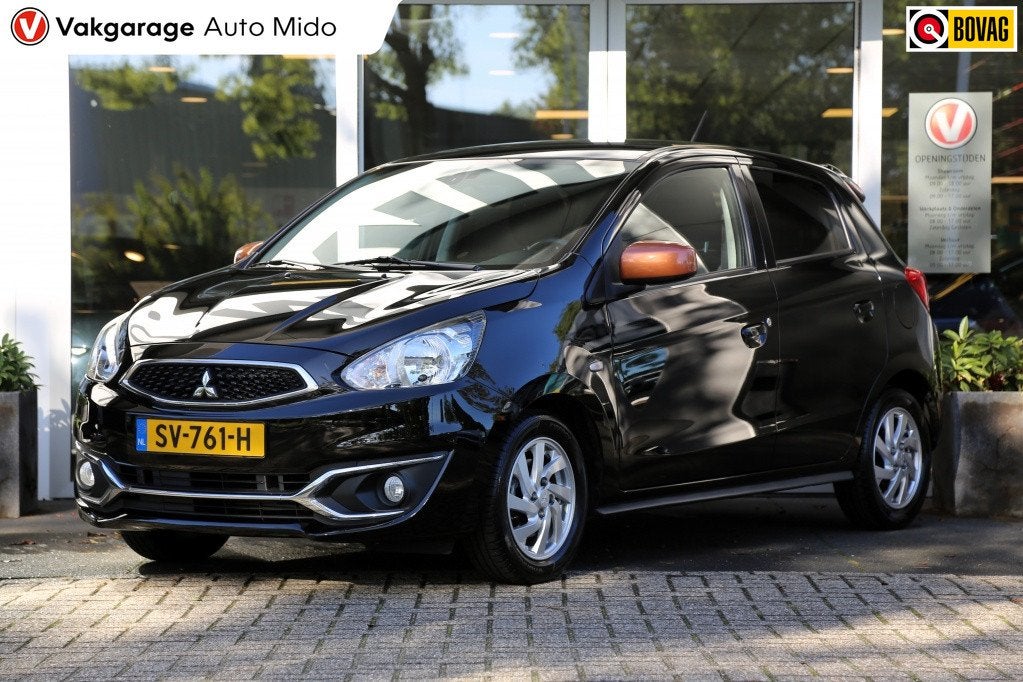 Mitsubishi Space Star 1.0 Intense Bronze Pakket | WORDT VERW, Gebruikt, Zwart, Origineel Nederlands, Handgeschakeld