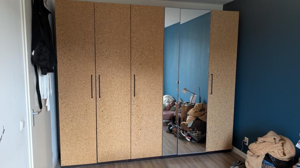 IKEA Pax 275cm breed, Gebruikt, Modern met kurk accenten, 200 cm of meer, 50 tot 75 cm