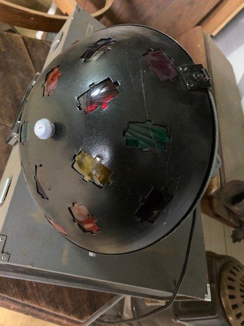 Lamp met gekleurde effecten, Ophalen, Gebruikt