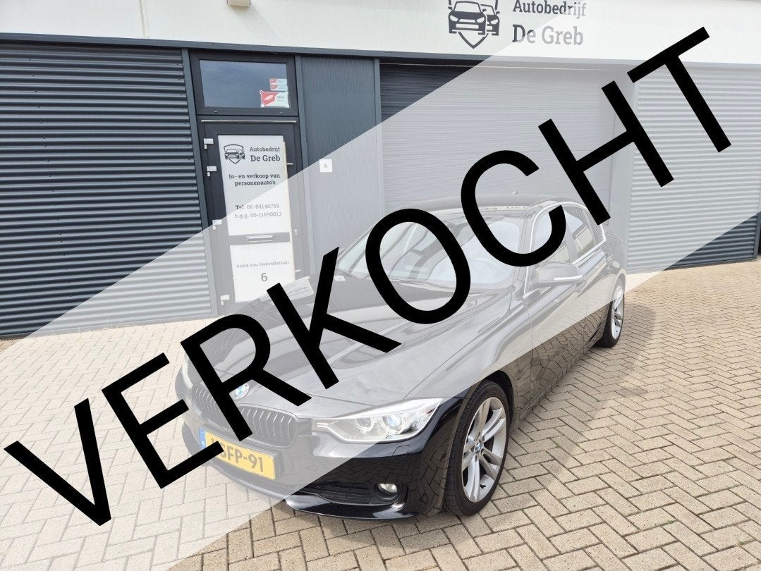 BMW 3-Serie 2.0D 320 120KW Aut8(f30) 2013 Zwart Exportprice, Automaat, 745 kg, Achterwielaandrijving, 1995 cc