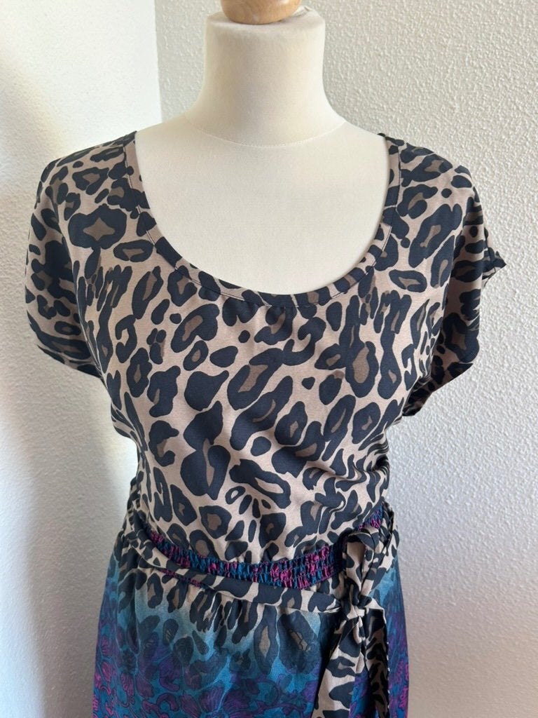 DEPT maat XL panter zomer jurk 2997, Kleding | Dames, Jurken, Bruin, DEPT, Maat 46/48 (XL) of groter, DEPT