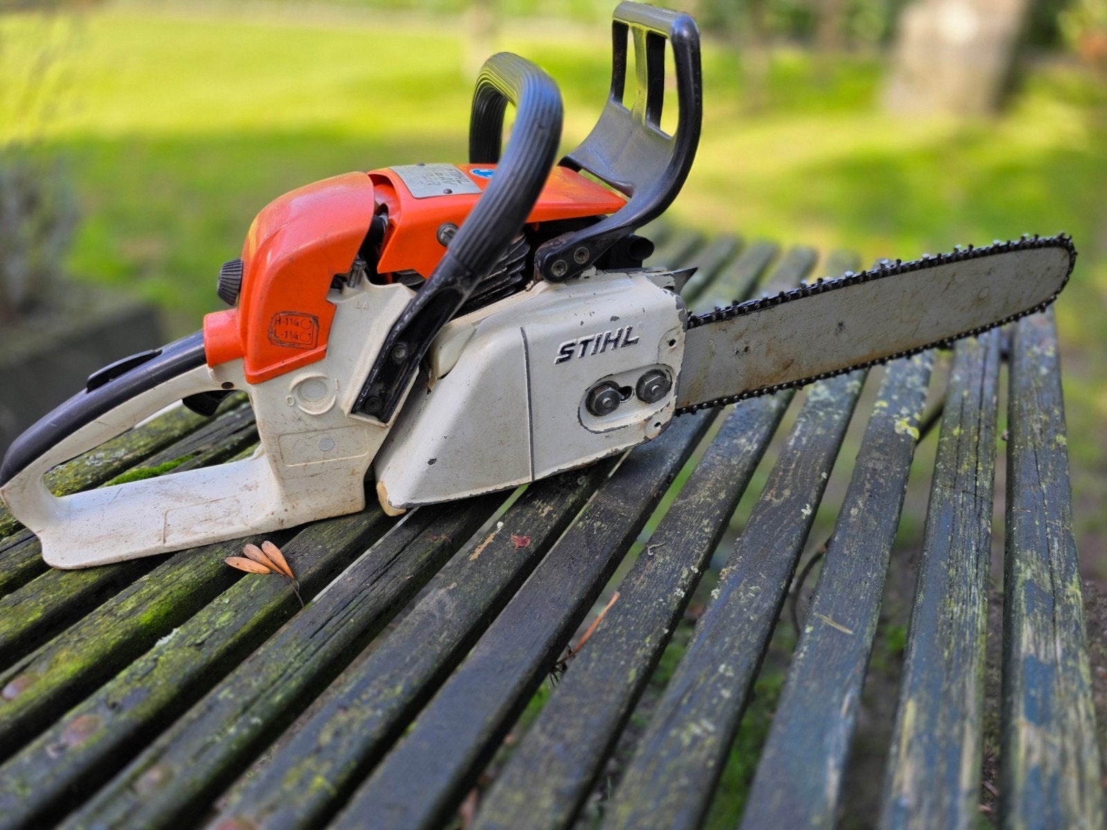 Stihl 028 AV Super benzine kettingzaag - 3.4 pk (51 cc), Ophalen, Gebruikt, Boomzaag, Stihl