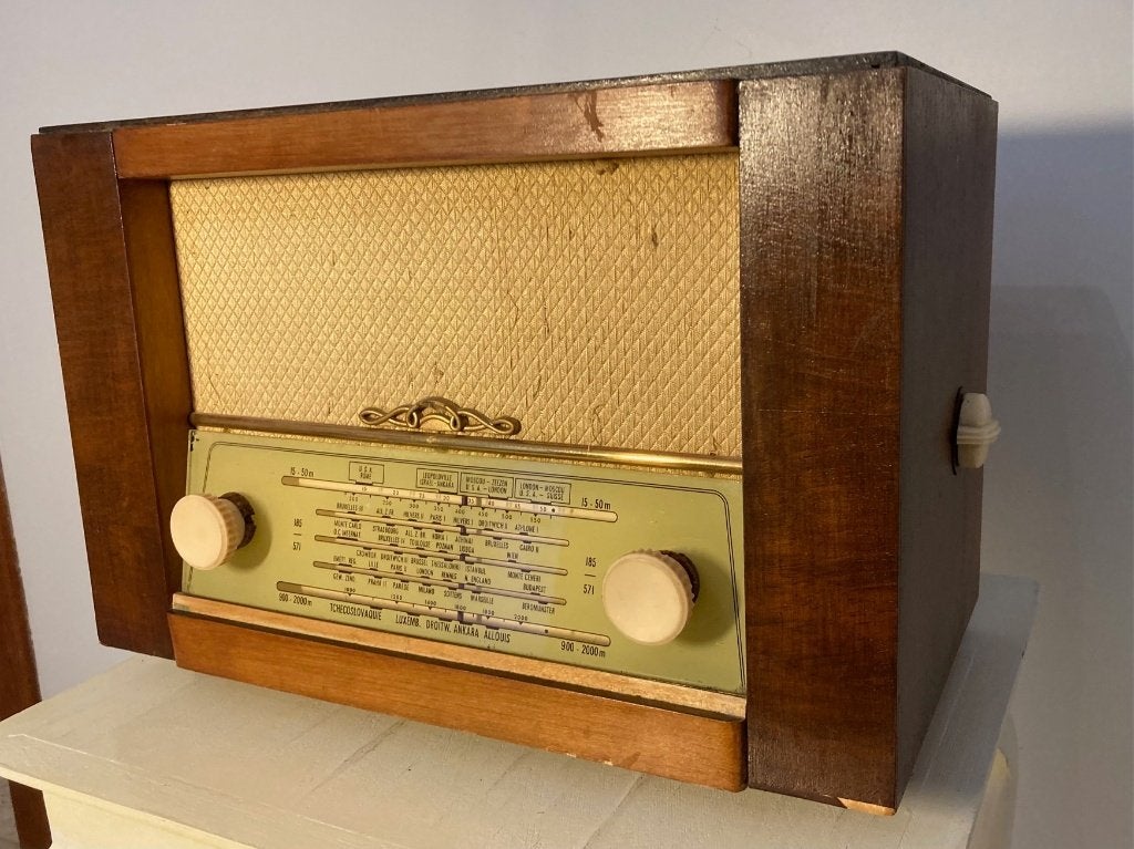 Vintage buizenradio NOVAK - Made in Belgium, Ophalen of Verzenden