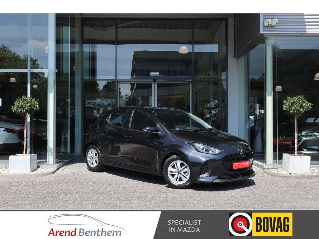 Mazda 2 Hybrid 1.5 Centre-line Clima / Camera / Cruise / App, Gebruikt, Euro 6, 450 kg, Zwart
