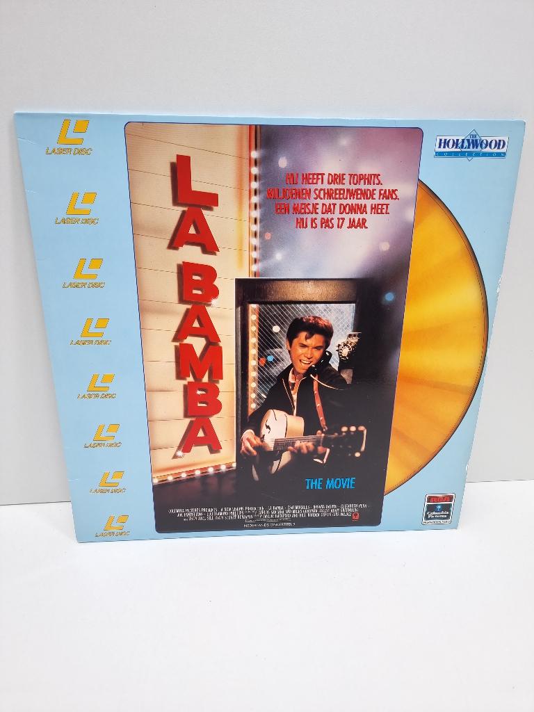 La Bamba Laserdisc PAL Engels met NL ondertiteling, Alle leeftijden, Ophalen of Verzenden, Gebruikt, Overige genres