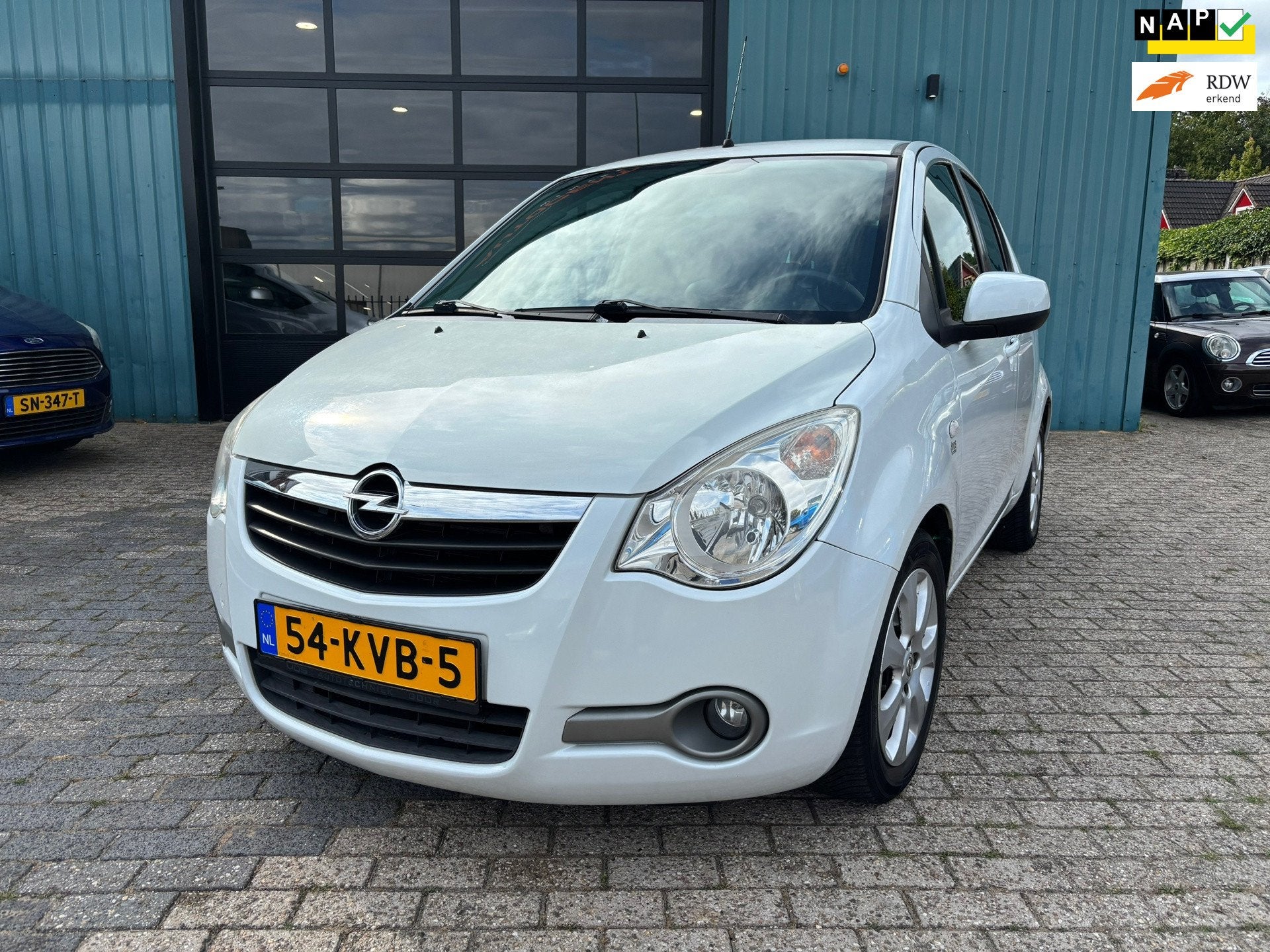 Opel Agila 1.2 Edition Nwe Apk Airco, Auto's, Voorwielaandrijving, 86 pk, 4 cilinders, 965 kg