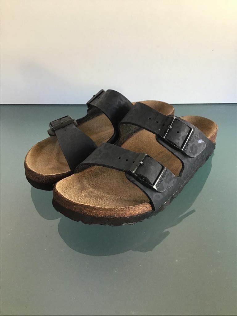 Birkenstock 36 | Arizona zwarte slippers | Gratis verzenden, Kleding | Dames, Slippers, Verzenden, Zwart, Zo goed als nieuw