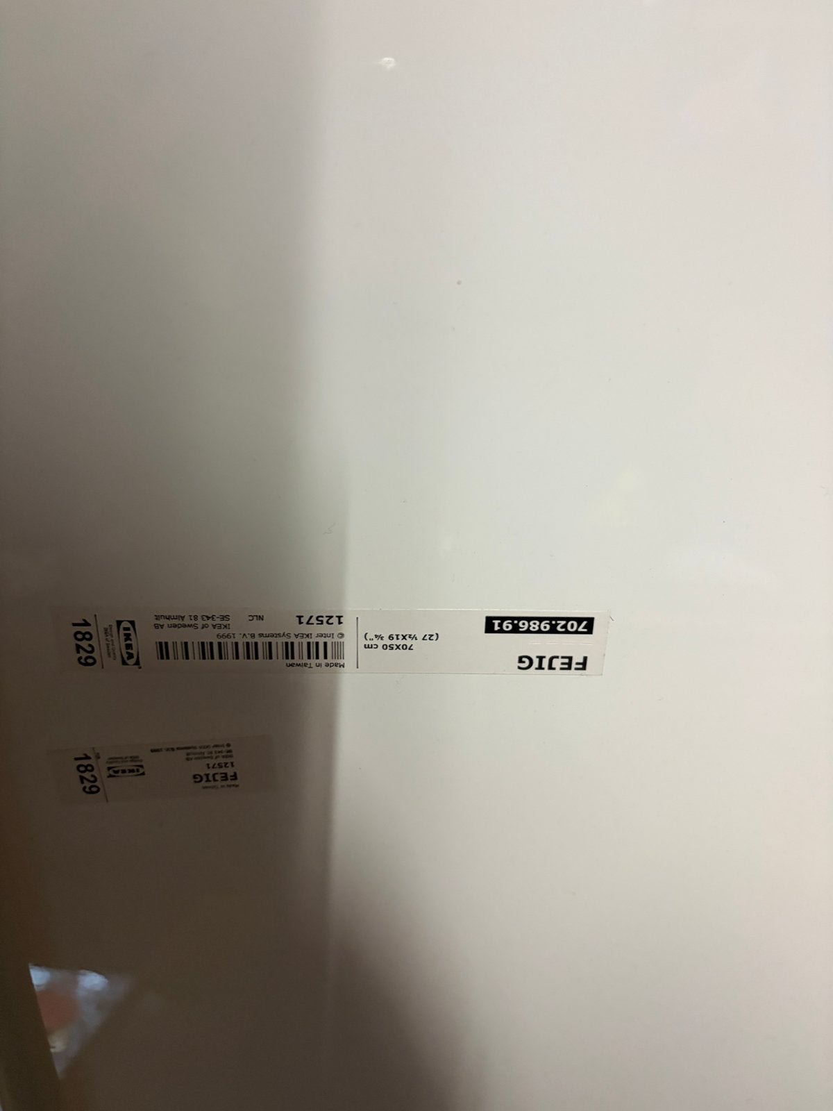 2x Ikea magnetisch memobord 50x70, Ophalen, Zo goed als nieuw, Overige typen