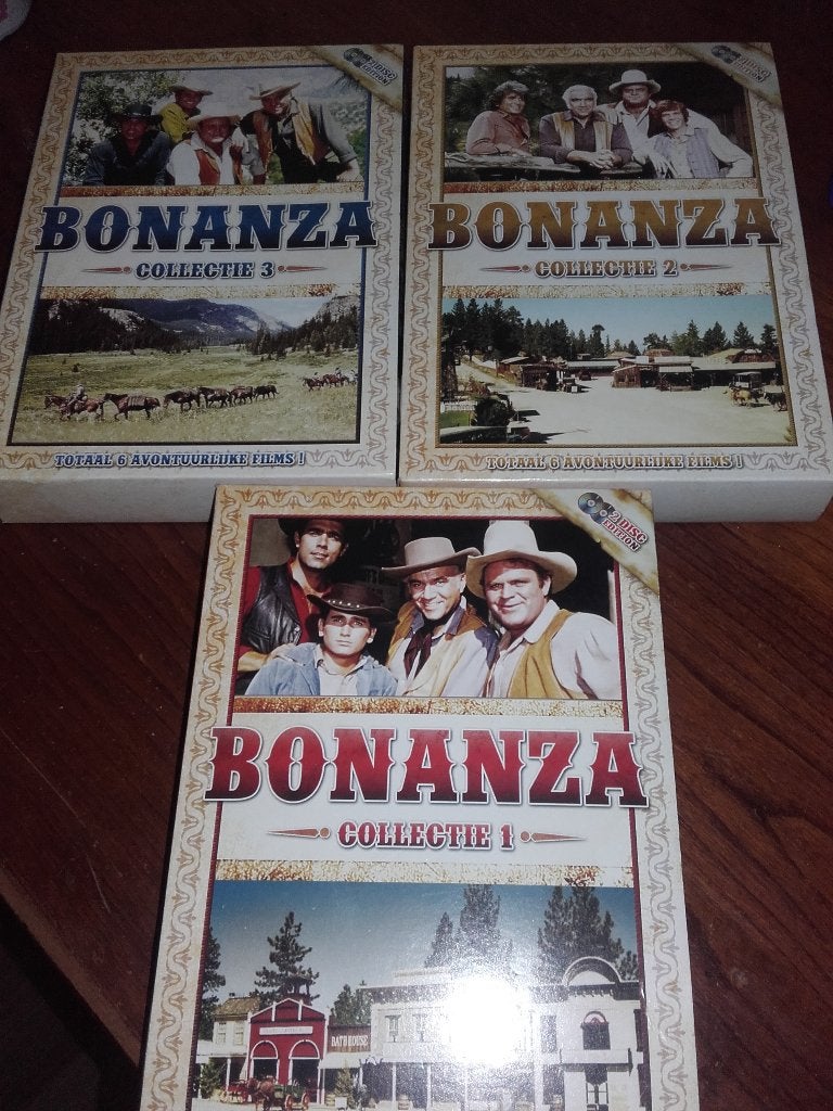 Bonanza Collection deel 1,2,3, Engels, Alle leeftijden, Ophalen of Verzenden, Zo goed als nieuw