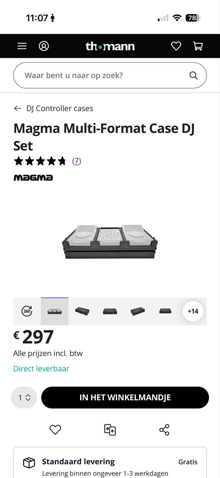 Magma Multi-Format Case DJ Set Hardcase met wielen, Ophalen of Verzenden, Gebruikt, Dj-set, Overige merken