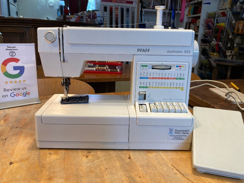 Pfaff dualmatic 955 - met boventransport (idt), Duitsland, Ophalen of Verzenden, Pfaff, Gebruikt