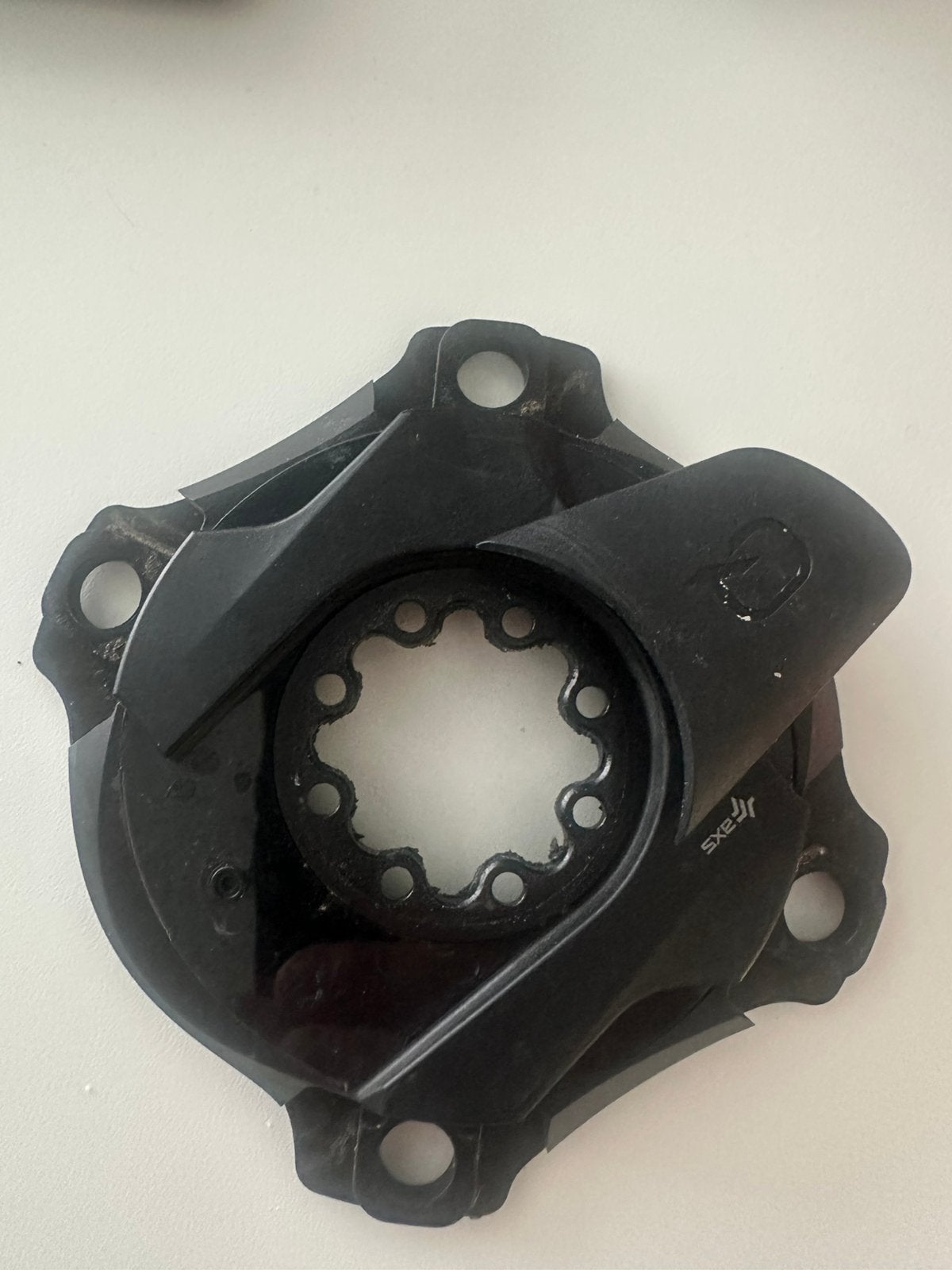 SRAM QUARQ Power Meter Spider - niet helemaal werkend, Fietsen en Brommers, Fietsonderdelen, Gebruikt, Overige materialen, Overige typen