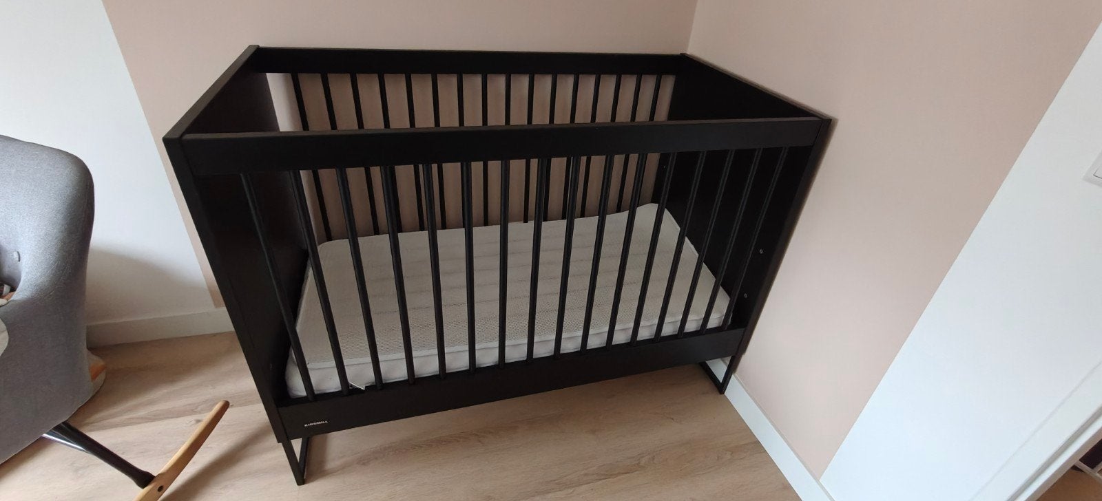 Kidsmill babykamer zwart/grijs, Ophalen, Gebruikt, Jongetje of Meisje