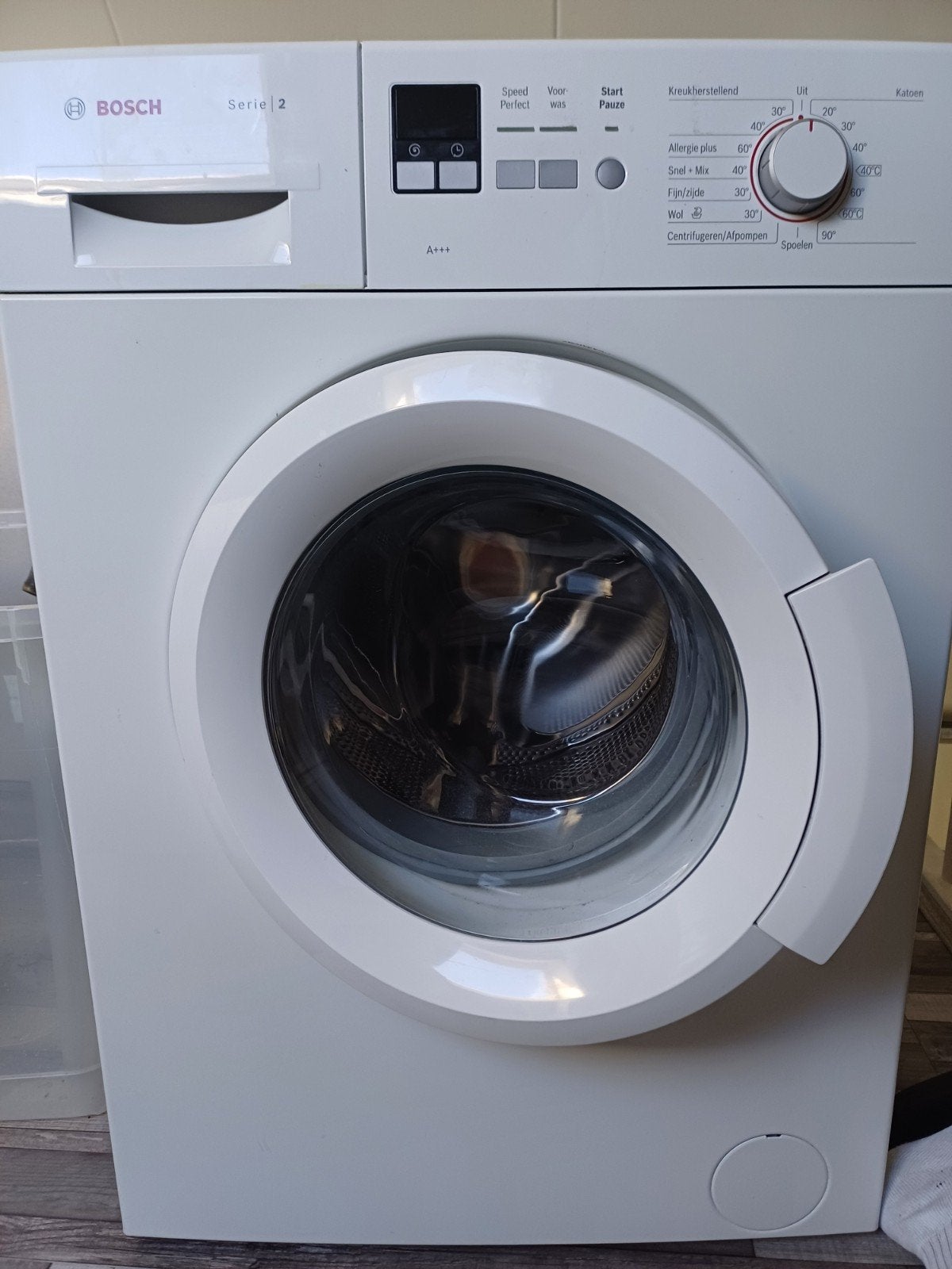 Bosch Serie 2 WAB28160NL Wasmachine 6kg A+++, Gebruikt, Ophalen of Verzenden, Voorlader, Energieklasse A of zuiniger