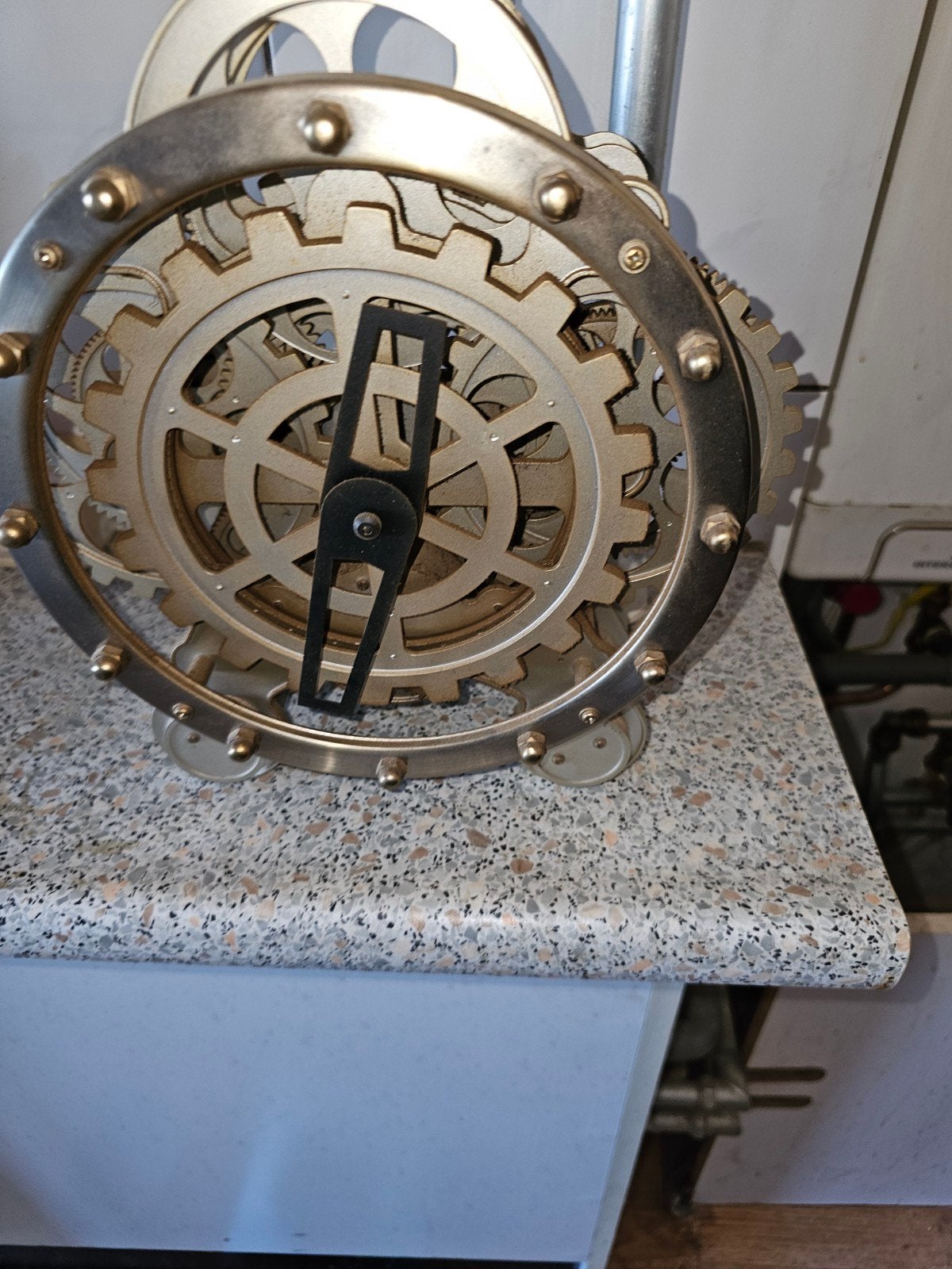 Uniek Steampunk Tandwiel Klok Decoratie, Ophalen