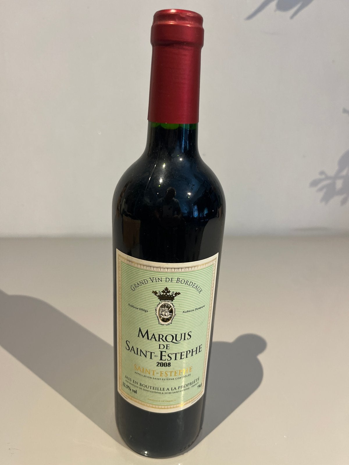 Marquis de Saint-Estèphe 2008 - Grand Vin de Bordeaux, Frankrijk, Nieuw, Ophalen of Verzenden, Rode wijn